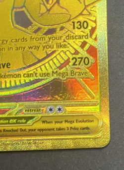 Mega Lucario EX Evolutions Secret Rare Full Art Foil EN 2016 188/132 - Image 5
