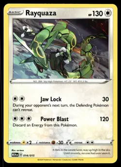 RAYQUAZA - 014/015 Promo McDonald's Promos 2024 Pokemon NM - Image 1