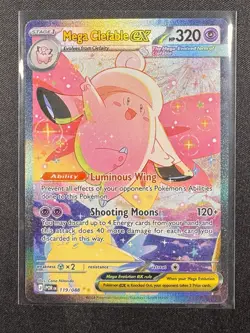 Pokemon Mega Clefable EX SIR 119/088 Perfect Order - Image 1