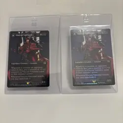 Vincent Valentine Borderless Foil Final Fantasy MTG NM and Non Foil - - Image 1