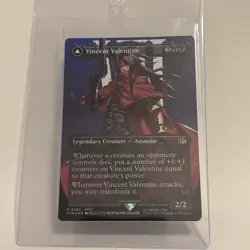 Vincent Valentine Borderless Foil Final Fantasy MTG NM and Non Foil - - Image 3