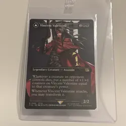 Vincent Valentine Borderless Foil Final Fantasy MTG NM and Non Foil - - Image 5