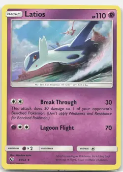 Latios 41/73 Holo Rare Shining Legends Pokemon Holo Near Mint - Image 1