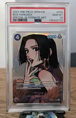 One Piece PSA 10 Boa Hancock Special Alternate Art - Image 1