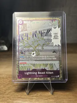 Lightning Beast Kiten OP15-076 UC Adventure On Kami’s Island Dash Pack One Piece - Image 1