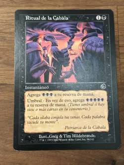 MTG Cabal Ritual Spanish Torment Magic The Gathering - Image 1