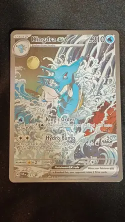 Kingdra EX Scarlet & Violet Promo Card #131 Holo, Near Mint Condition - Image 1