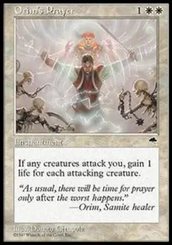 MRM FR/VF Orim's Prayer (PriCre selon Orime) MTG magic TMP - Image 1