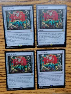 Coat of Arms x4 Lot/Set MTG Duel Decks: Mind vs Might - Image 1