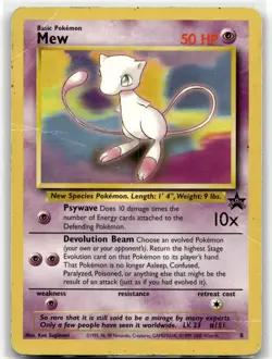 Mew 8 Promo Wizards Black Star Promos Pokemon HP - Image 1