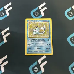 Vaporeon 12/64 Jungle Holo Pokemon TCG - Image 1