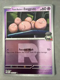 Pokemon TCG * Exeggcute 77/217 Team Rocket C REVERSE HOLO * ME Ascended Heroes - Image 1