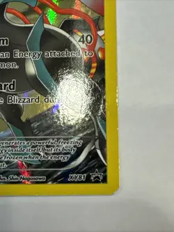White Kyurem XY81 Black Star Promo Full Art Pokemon XY Promo LP - Image 4