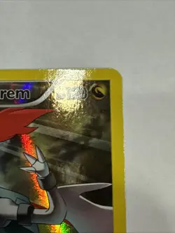 White Kyurem XY81 Black Star Promo Full Art Pokemon XY Promo LP - Image 5