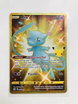 Pokemon TCG Celebrations Mew 025/025 Secret Rare Holo English 2021 HP 60 - Image 1