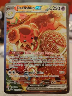 Pokemon TCG Dachsbun ex - Holo Special Illustration Rare SV07: Stellar Crown 169 - Image 1