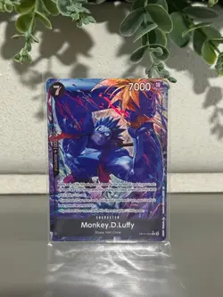 Nightmare Luffy OP15-092 Alt Art Adventure on Kami's Island NM One Piece TCG - Image 1