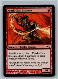 Magic The Gathering Mirrodin Krark-Clan Shaman #98/306 Foil MTG TCG CCG - Image 1