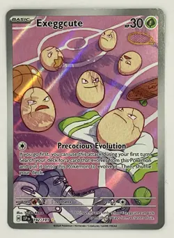 Exeggcute 192/191 Sv08: Surging Sparks Holo Illustration Rare Pokemon TCG - Image 1