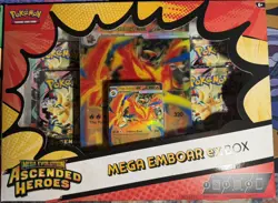 Pokemon Ascended Heroes Feraligatr + Emboar + Meganium Collection Box (3 Bundle) - Image 2