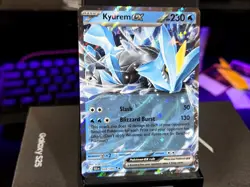 KYUREM EX DOUBLE RARE 028/086 BLACK BOLT POKEMON NM - Image 1