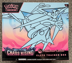 Pokemon TCG Mega Evolution-Chaos Rising Pokemon Center Elite Trainer Box IN HAND - Image 1