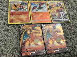 Pokemon TCG Charizard 5 Card Lot NM - Image 2