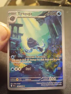 Pokemon TCG Tirtouga 106/086 Illustration Rare SV: Black Bolt NM Holo - Image 1