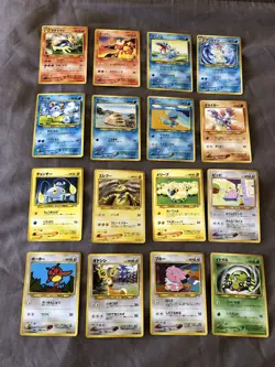 Pokemon TCG Neo Genesis Common/Uncommon/Rare Japanese Cards x 32 - Image 1
