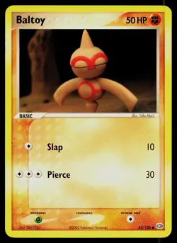 Pokemon Card Baltoy 43/106 Emerald Common - Image 1