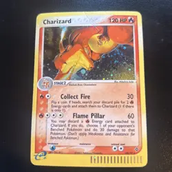 Pokemon Charizard Secret Rare - EX Dragon - 100/97 HP Binder Copy Rare card - Image 1