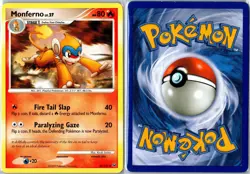 Pokemon Card - Monferno 56/127 Platinum Uncommon Lightly Played - Image 3