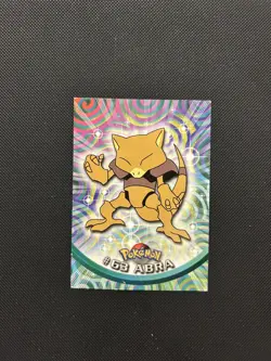 Abra #63 | Topps TV Animation Series | Non Holo Pokemon Card MP - Image 1