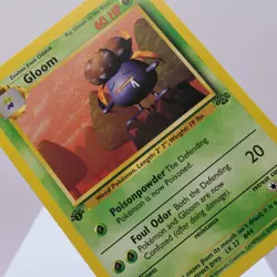Pokemon TCG - Gloom 37/64 Jungle Uncommon 1st Edition WOTC 1999 - EXC - Image 1