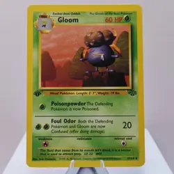 Pokemon TCG - Gloom 37/64 Jungle Uncommon 1st Edition WOTC 1999 - EXC - Image 2