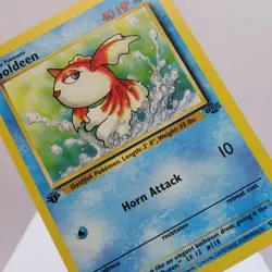 Pokemon TCG - Goldeen 53/64 Jungle Common 1st Edition WOTC 1999 - NM - Image 1