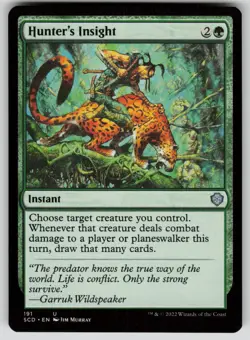 Hunter's Insight Normal U Starter Commander Decks 191 NM - Image 1