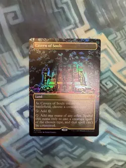 Foil Borderless Cavern of Souls (0345) NM Unplayed The Lost Caverns of Ixalan - Image 1