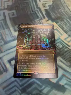 Foil Borderless Cavern of Souls (0345) NM Unplayed The Lost Caverns of Ixalan - Image 2
