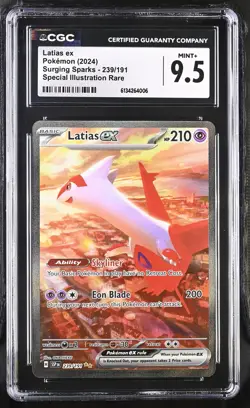 CGC 9.5 Latias EX 239/191 Surging Sparks Pokemon - Image 1