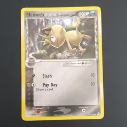 The Pokemon Company Meowth 71/110 Holon Phantoms Common 50 HP ENG - Image 1