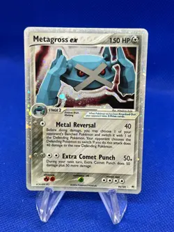 2004 Pokemon EX Hidden Legends Metagross ex 95/101 Ultra Rare LP/MP - Image 1