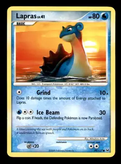 Lapras 79/127 Common Platinum Pokemon Near Mint - Image 1