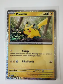 Pokemon Pikachu (2/15) McDonald's Promos 2024 MP HOLO - Image 1