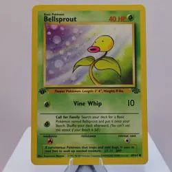 Pokemon TCG - Bellsprout 49/64 Jungle Common 1st Edition WOTC 1999 - LP - Image 2