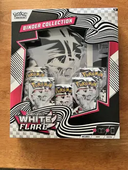 Pokemon White Flare Binder Collection Box - Image 1