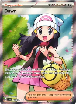DAWN 118/094 ULTRA RARE PHANTASMAL FLAMES POKEMON NEAR MINT - Image 2