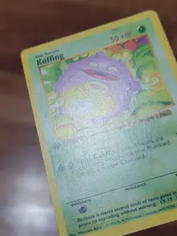 Koffing 51/102 MP! | Base Set | 1ST EDITION | Vintage WOTC Pokemon TCG - Image 2