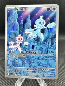 Frillish 126/086 Illustration Rare White Flare Pokemon Near Mint - Image 1