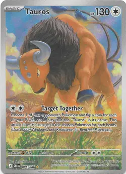 Tauros 96/86 Illustration Rare Pokemon Chaos Rising ME04 CRI NM - Image 1
